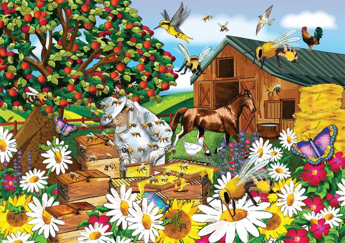Bees And Beekeeper