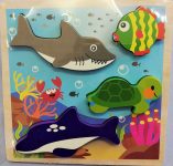 Bulky Sea Life 4pc 1 Ss