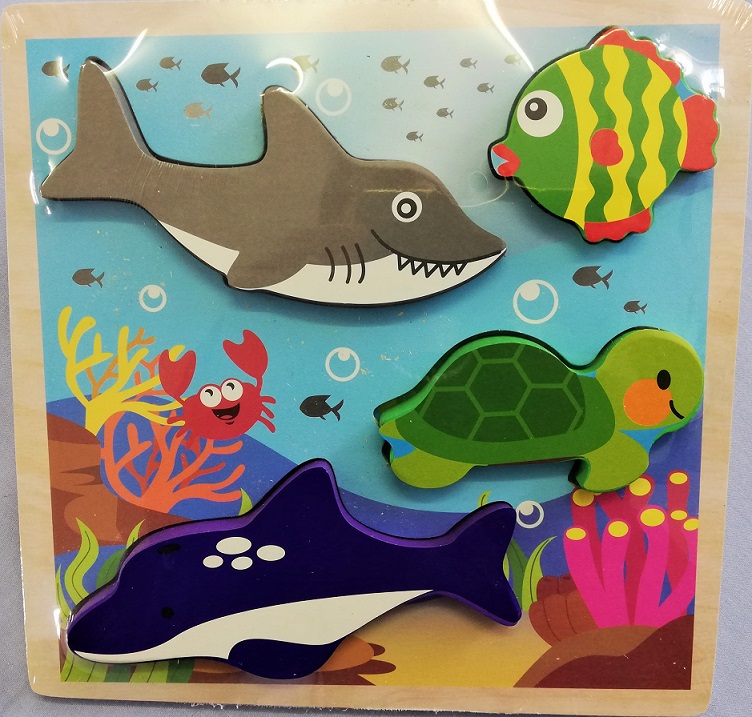 Bulky Sea Life 4pc 1 Ss