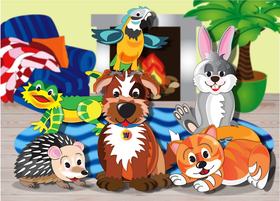 Family Pets 15pc Puzzle 1 S