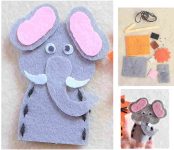 Finger Puppet Elephant 2