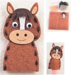 Finger Puppet Horse 1 S
