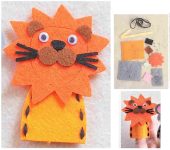 Finger Puppet Lion 2
