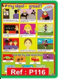 My Skool Graad 1 Muurkaart
