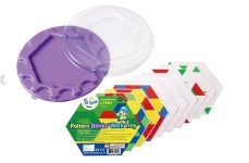 Pattern Block Activity Tray