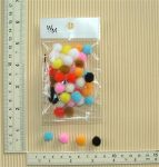 Pom Poms 10mm Pkt 1