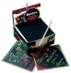Rainbow Mini Pad Scratch Art Notes 125