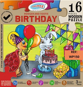Rodger And Tootie Birthday 16pc Awp150