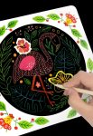 Scratch Art Card French 11