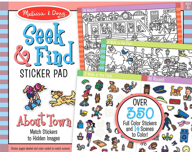 Seek And Find Around Town 1 S