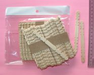 Shaped Stick Plain 115x10mm 50 In Pkt
