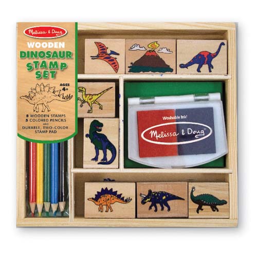 Stamp Dinosaur Set
