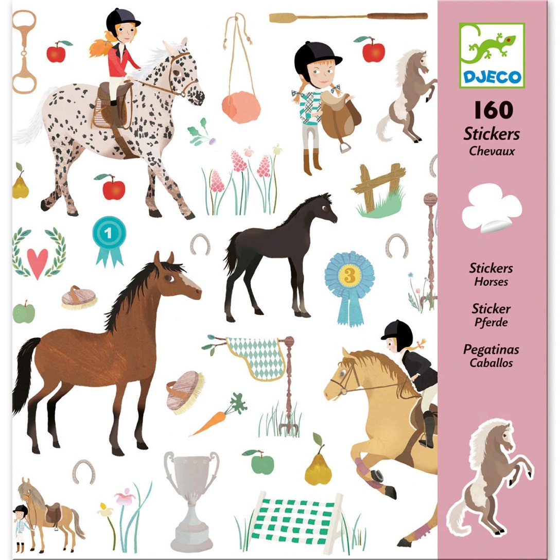 Stickers Djeco Horses 1