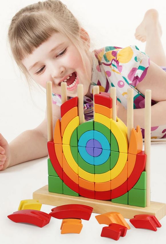 3d Rainbow Stacker 2